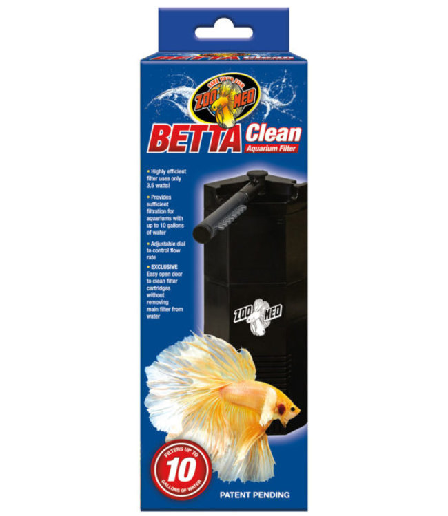Zoo Med Betta Clean Filter up to 10 Gallons