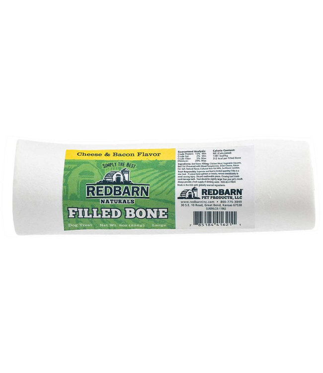 Red Barn Natural Filled Bone Large Bacon & Cheese for Dogs