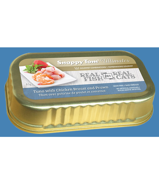 Snappy Tom Snappy Tom Ultimates Tuna with Chicken Breast and Prawns 85g (3oz)