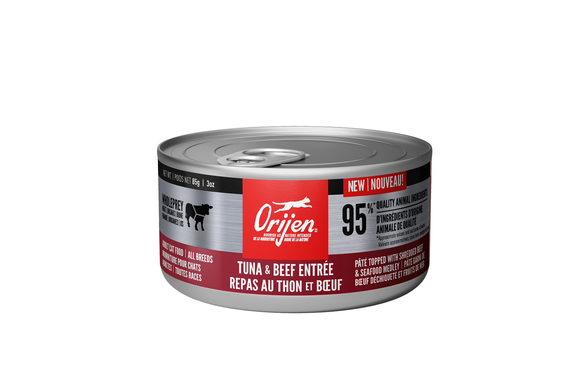 Orijen Wet Food Tuna & Beef Entrée Pâté for Cats 85 g (3 oz