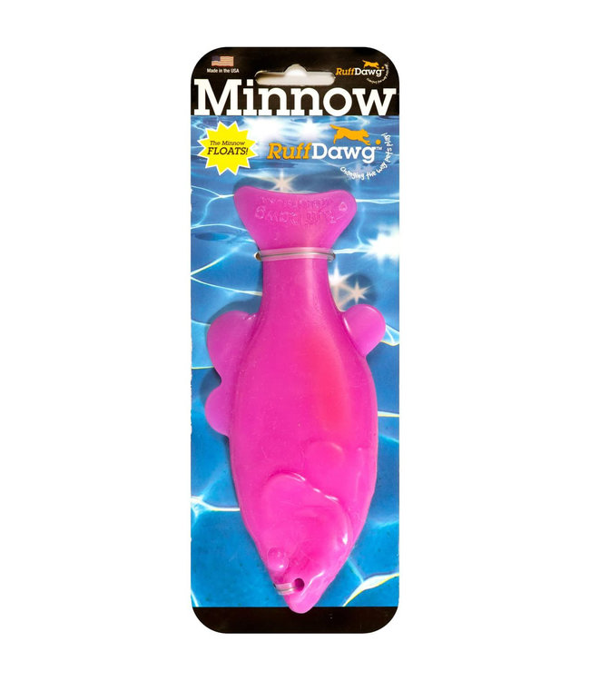 Minnow Retrieving Toy for Dogs (Assorted Colours) 6in