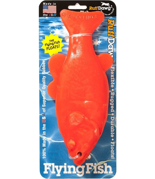 Flying Fish Retrieving Toy for Dogs (Assorted Colours) 9.5in