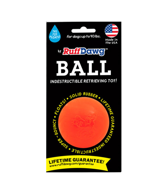 Ball XL Indestructible Retrieving Toy for Dogs (Assorted Colours) 3.5in