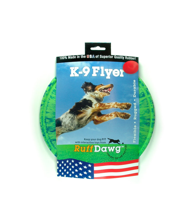 K-9 Flyer Retrieving Toy for Dogs (Assorted Colours) 12in