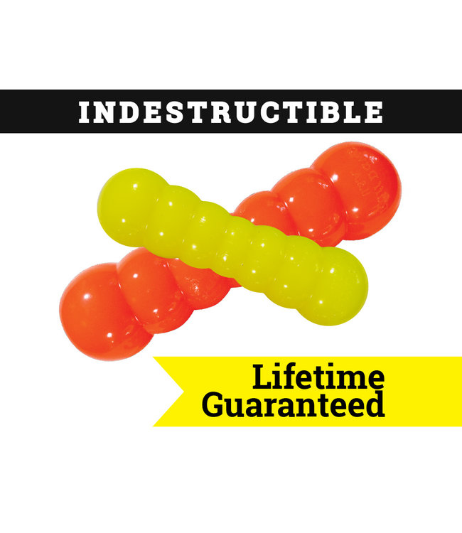 Dawg-Buster XL Indestructible Retrieving Toy for Dogs (Assorted Colours) 12in