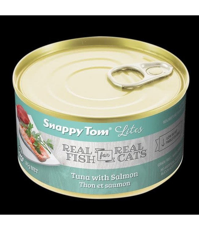 Snappy Tom Lites Tuna with Salmon Canned Food for Cats 85g (3oz)