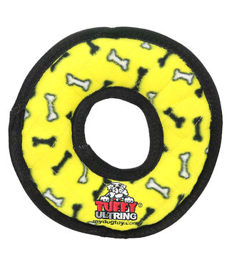 Tuffy Tuffy Yellow Ring Toy for Dogs