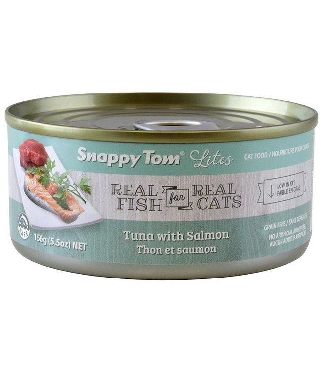 Snappy Tom Lites Tuna with Salmon Wet Cat Food 156g