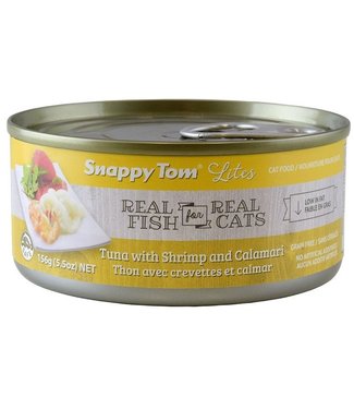 Snappy Tom Lites Tuna with Shrimp & Calamari Wet Cat Food 156g