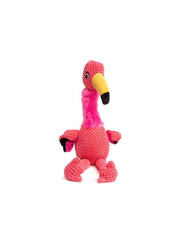 Floppy Dog Toy Flamingo Small