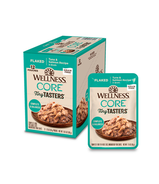 Wellness CORE Tiny Tasters Flaked Tuna & Salmon Recipe for Cats 50 g