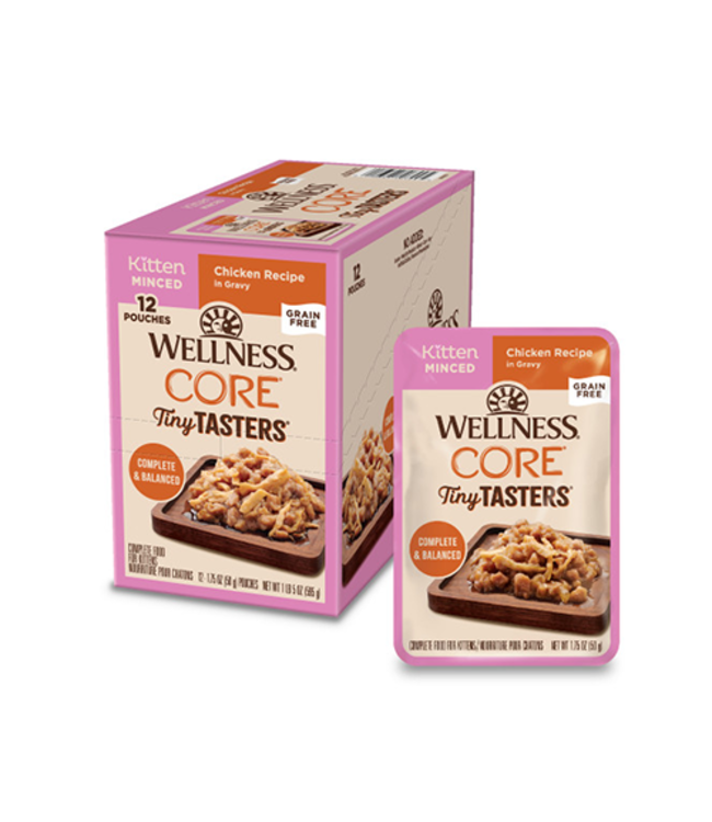Wellness CORE Tiny Tasters Minced Chicken Recipe for Kittens 50 g