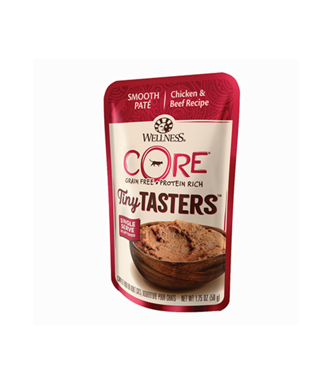 Wellness CORE Tiny Tasters Smooth Pate Chicken & Beef Recipe for Cats 50 g