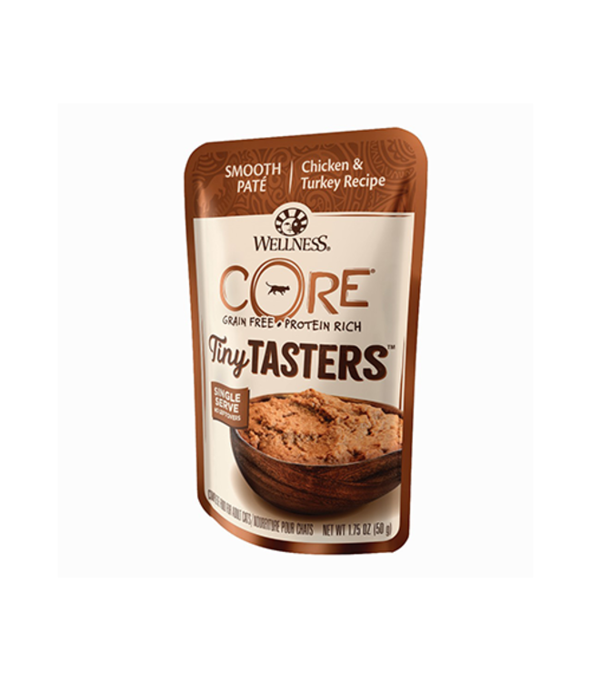 Wellness CORE Tiny Tasters Smooth Pate Chicken & Turkey Recipe for Cats 50 g