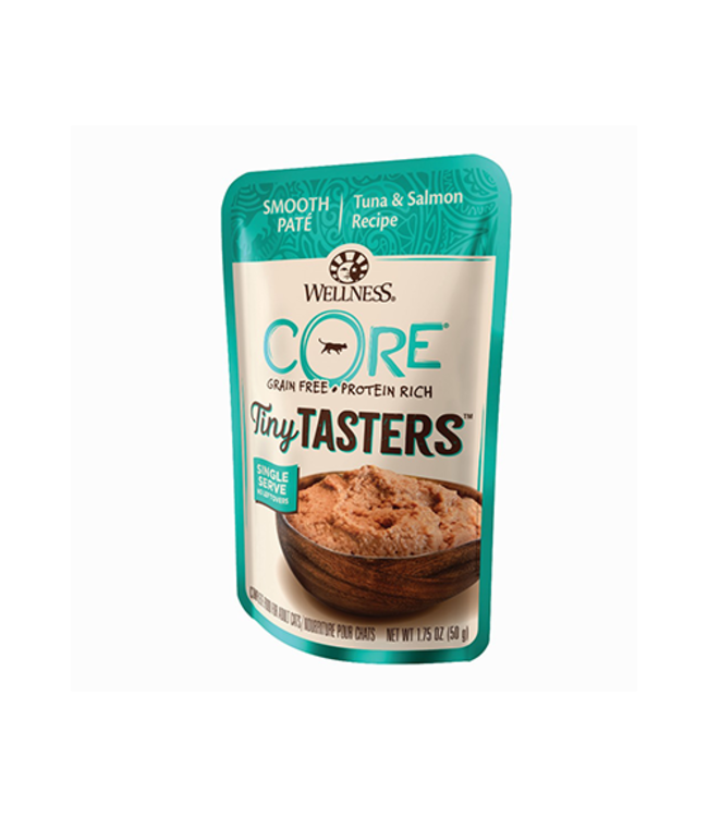 Wellness CORE Tiny Tasters Smooth Pate Tuna & Salmon Recipe for Cats 50 g