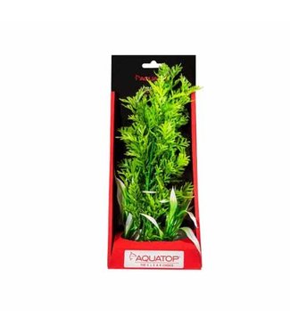 Aquatop Boxed Vibrant Wild Green 10 inch Weighed Base Plant