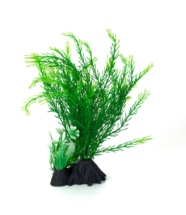 Aqua-Fit Green Cabomba Plastic Plant 7in