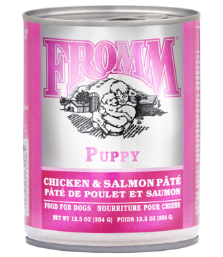 Fromm Classic Chicken & Salmon Pâté Can for Puppies 354 g (12.5 oz)