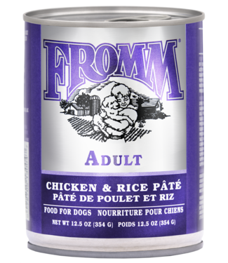 Fromm Classic Chicken & Rice Pâté Can for Adult Dogs 354 g (12.5 oz)