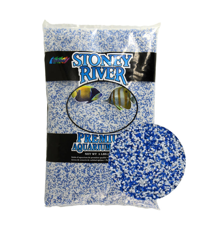 Estes Stoney River Premium Aquarium Sand - Caribbean - 5 lb (@6)