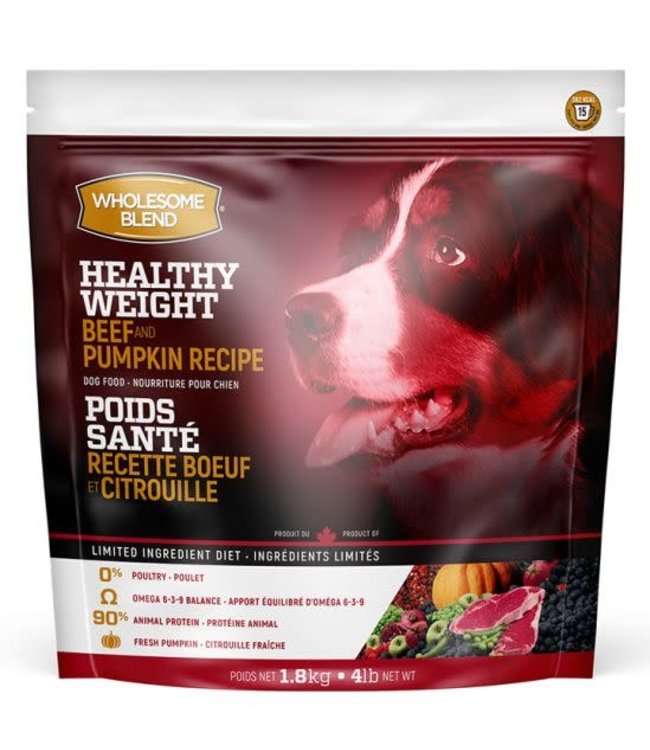 Wholesome Blend All Life Stages Grain Free Healthy Weight - Beef & Pumpkin for Dogs 1.8kg (4 lb)