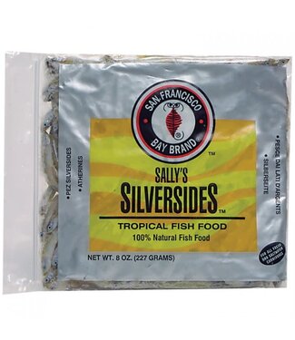 San Francisco Bay Brand Sally's Silversides Frozen Fish Food 227g (8 oz)