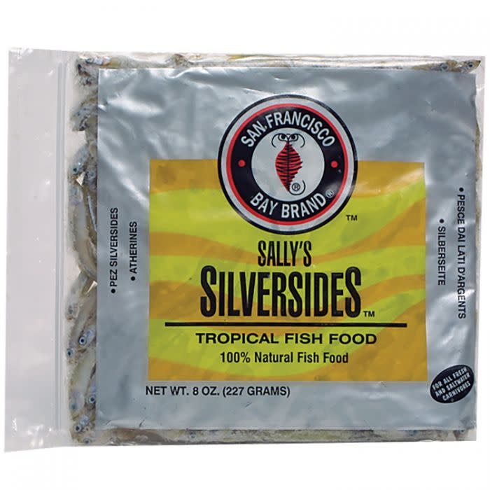 San Francisco Bay Brand Sally s Silversides Frozen Fish Food 227g