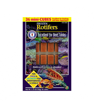 San Francisco Bay Brand Rotifers Cubes Single Ingredient Frozen Fish Food 50g (1.75 oz)