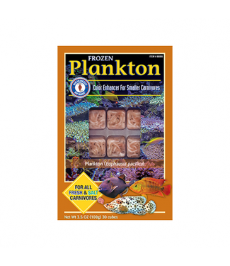 San Francisco Bay Brand Plankton Frozen Fish Food Cubes 100g (3.5 oz)