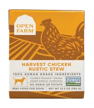 Open Farm Harvest Chicken Rustic Stew Dog Food 12.5 oz