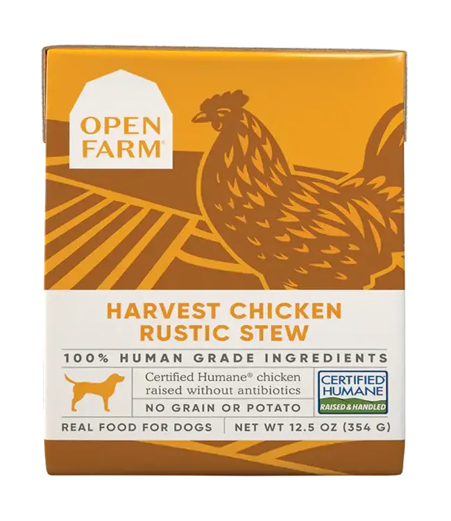 Open Farm Harvest Chicken Rustic Stew Dog Food 12.5 oz