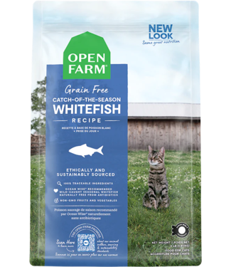 Open Farm Catch of the Season Whitefish Grain Free Kibble for Cats 4 lb