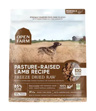 Open Farm Freeze Dried Raw Pasture-Raised Lamb Recipe for Dogs