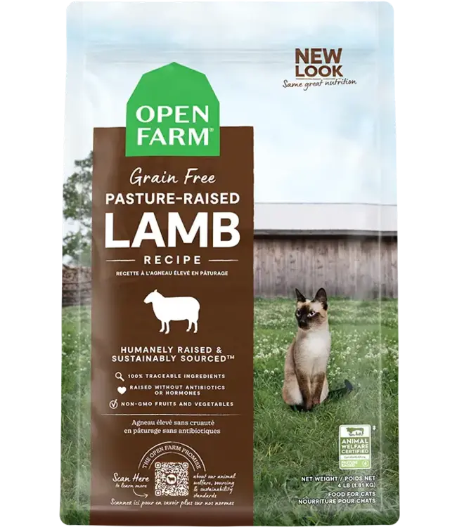 Open Farm Pasture Raised Lamb for Cats 4 lb