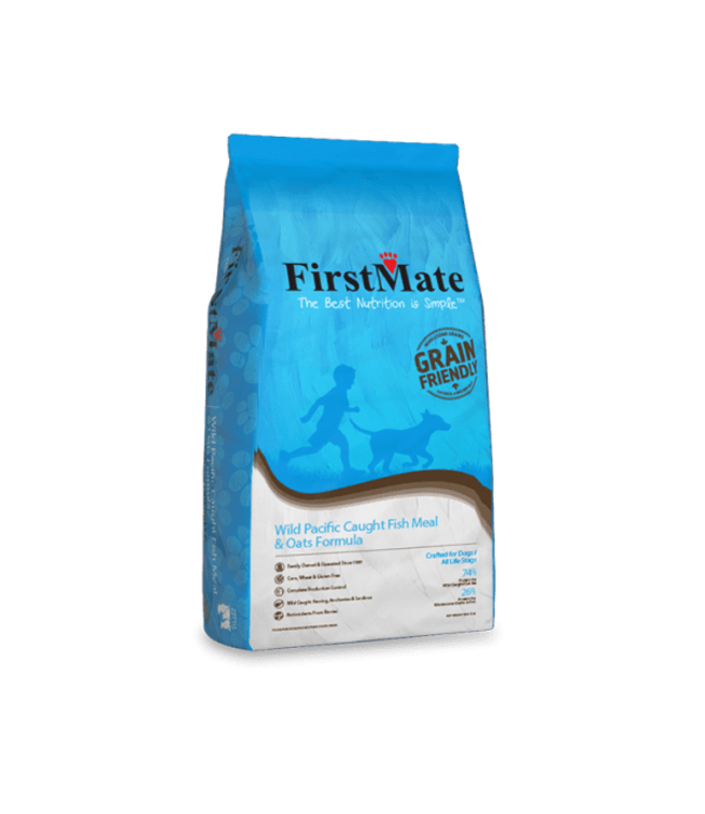 FirstMate Grain Friendly Wild Pacific Caught Fish Meal & Oats Formula for Dogs