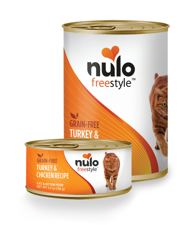 Nulo Freestyle Grain Free Turkey & Chicken Recipe Cans for Cats & Kittens