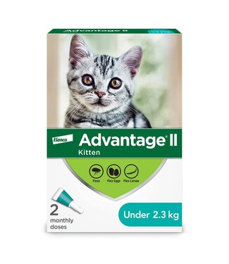 Advantage II for Kittens Under 2.3kg 2pk