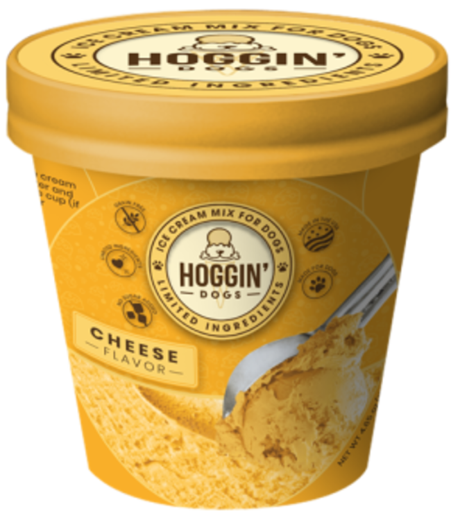 Hoggin' Dogs Ice Cream Mix for Dogs - Cheese Flavour 131.5 g (4.65 oz)