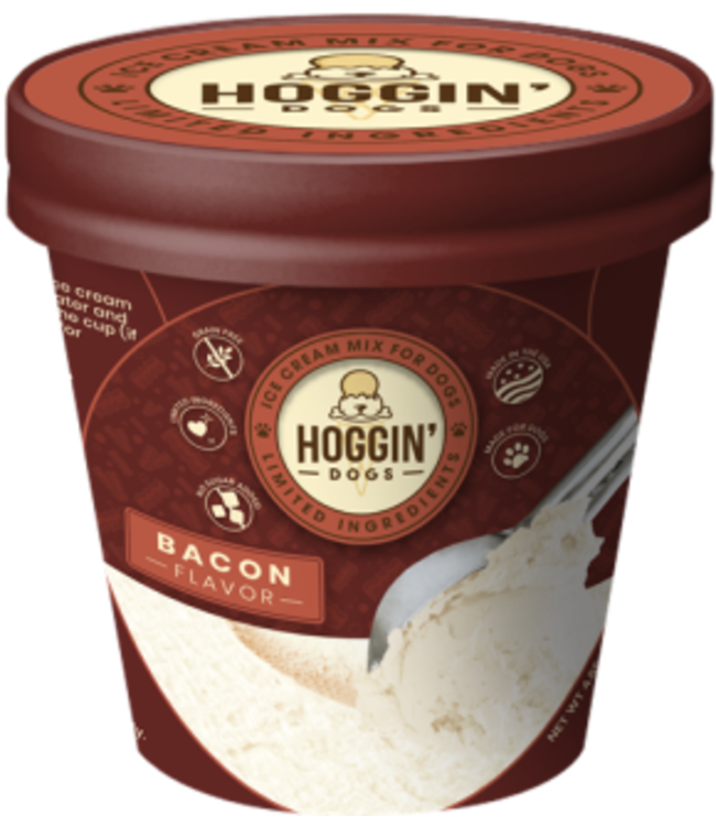 Hoggin' Dogs Ice Cream Mix for Dogs - Bacon Flavour 131.5 g (4.65 oz)