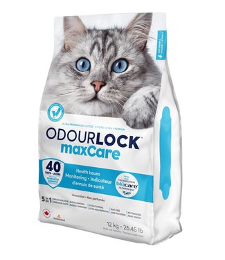 OdourLock MaxCare Ultra Premium Uncented Climping Litter for Cats 12 kg (26.45 lb)