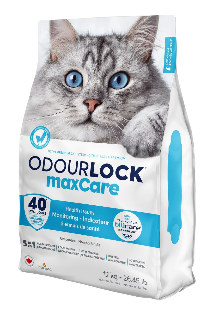 Odourlock MaxCare Ultra Premium Uncented Climping Litter for Cats 12 kg (26.45 lb) Southwest