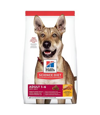 Hills Science Diet Chicken & Barley Recipe Dry Food for Adult Dogs (1-6) 5 lb