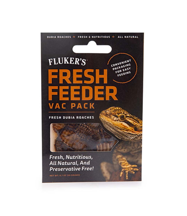 Flukers Fresh Feeder Vac Pack Dubia Roaches 0.7oz