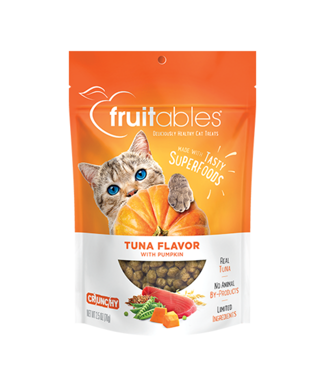 Fruitables Tuna & Pumpkin Treats for Cats (2.5 oz)