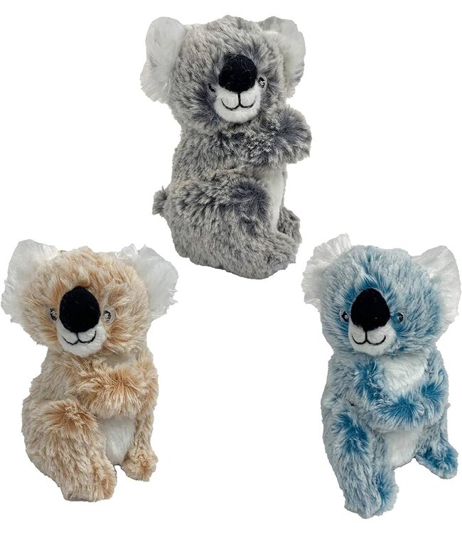 MultiPet MiniPet Koala Assorted Colours 5in Dog Toy (1 pk)