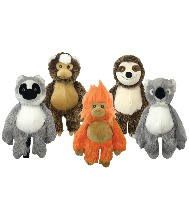 MultiPet MiniPet Bark Assorted Buddy Plush Toy for Dogs