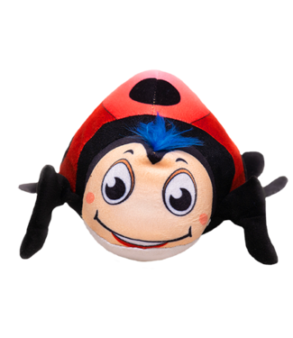 Happy Tails Plush Dog Toy - Ladybug