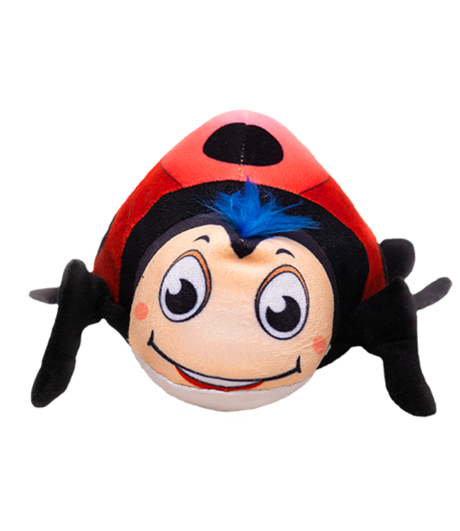 Happy Tails Plush Dog Toy - Ladybug