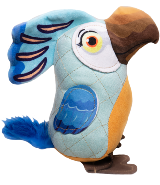 Happy Tails Plush Dog Toy - Blue Bird