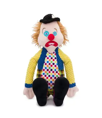 Floppy Sad Clown Plush Toy for Dogs